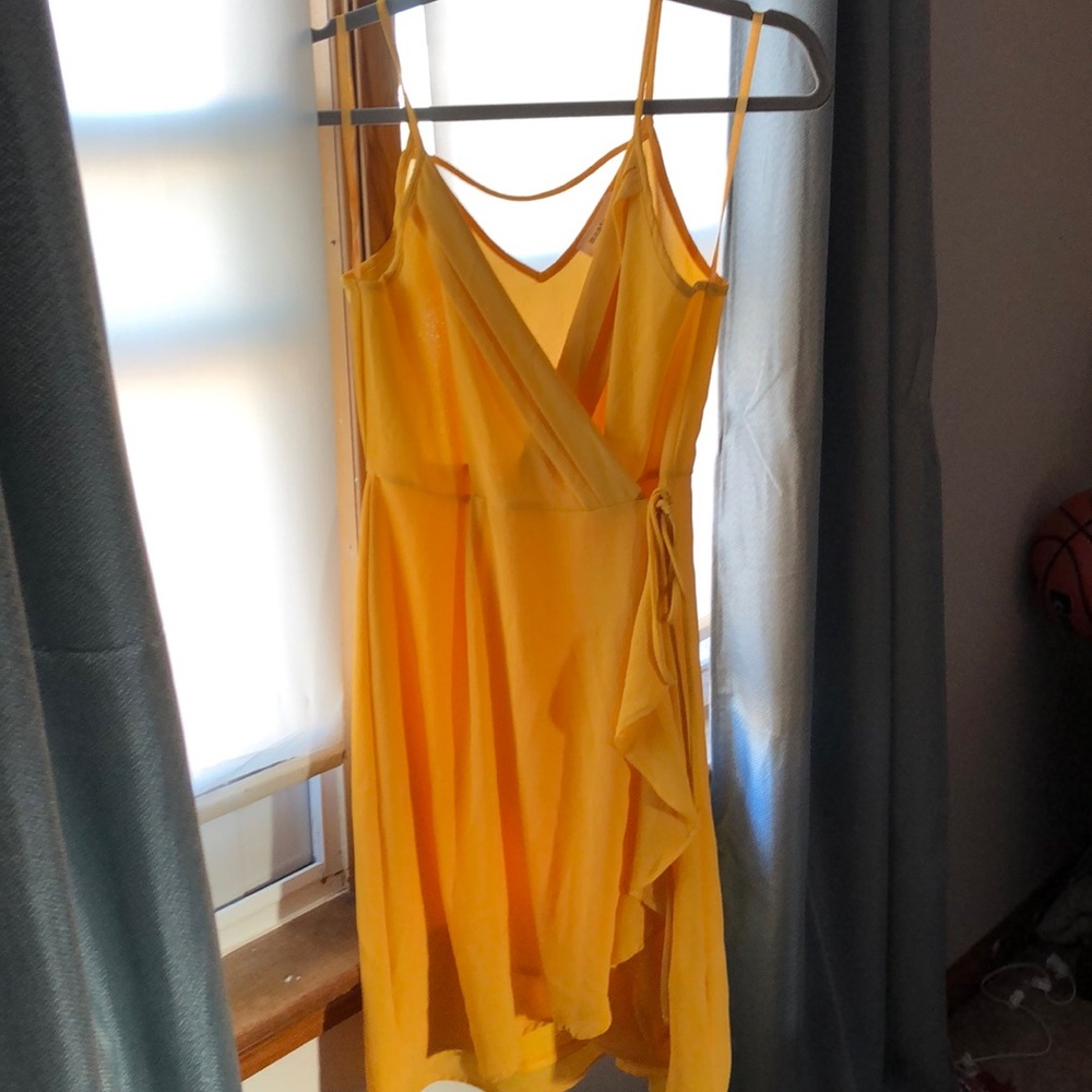 Wrap around summer dress